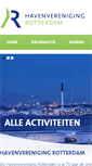 Mobile Screenshot of havenverenigingrotterdam.nl